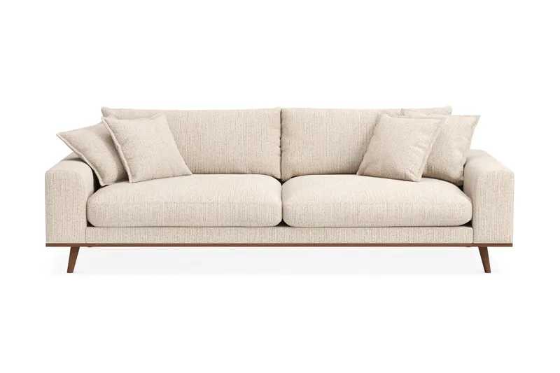 Copenhagen Premium Djup 4-sits Soffa i Chenille, Beige
