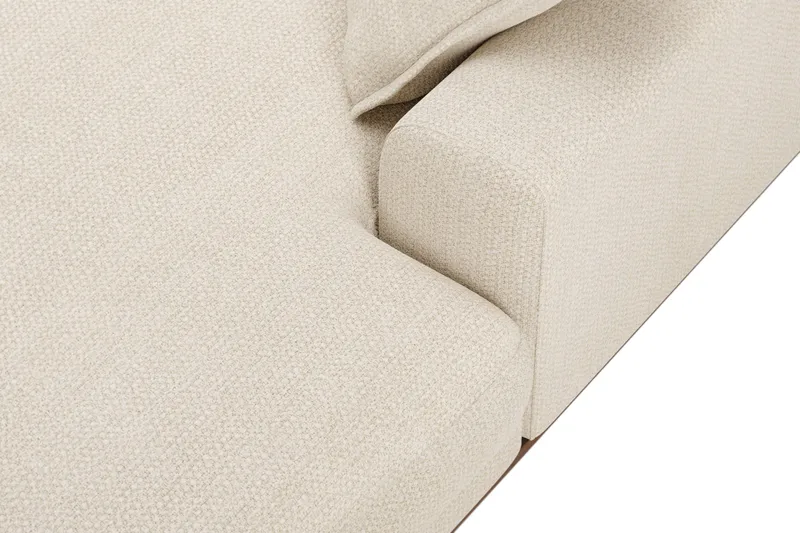 Copenhagen Premium 5-sits Vänstervänd U-formad Djup Soffa med Divan och Schäslong i Chenille - Ljusbeige - Möbler - Soffa - U-soffa