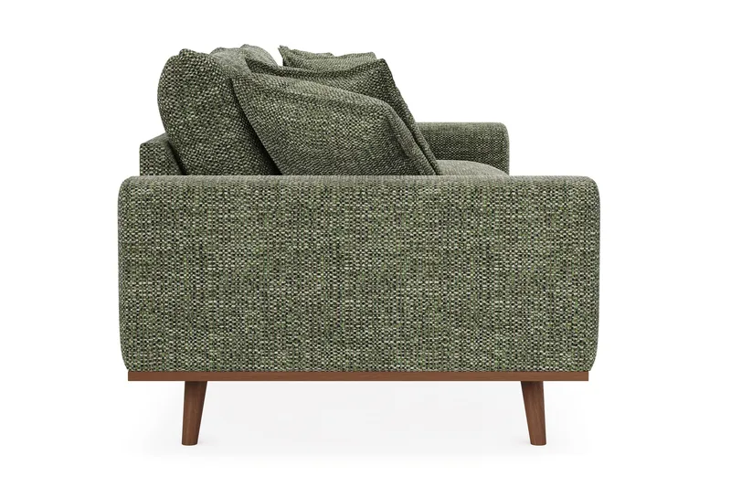 Copenhagen Premium Djup 4-sits Soffa i Chenille - Grön - Möbler - Soffa - 4 sits soffa