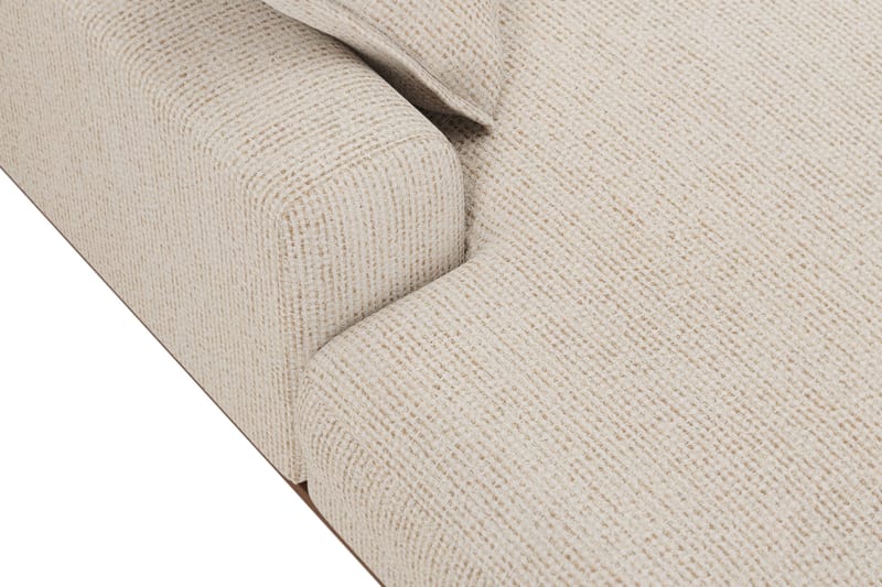 Copenhagen Premium 5-sits Högervänd U-formad Djup Soffa med Divan och Schäslong i Chenille - Beige - Möbler - Soffa - U-soffa