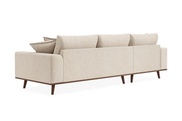 Copenhagen Premium 4-sits Vänstervänd L-formad Djup Divansoffa i Chenille - Beige - Möbler - Soffa - Divansoffa & schäslongsoffa - 4 sits soffa med divan