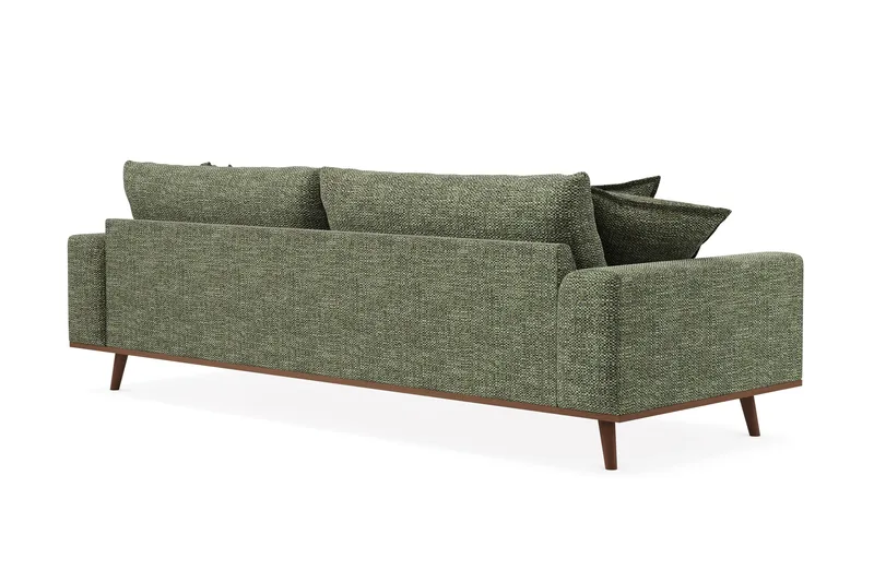 Copenhagen Premium Djup 4-sits Soffa i Chenille - Grön - Möbler - Soffa - 4 sits soffa