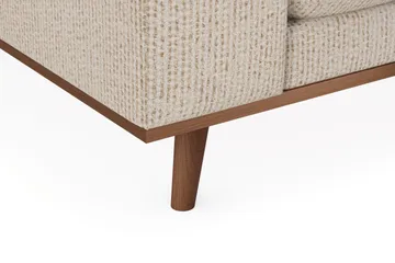 Copenhagen Premium 4-sits Högervänd L-formad Djup Schäslongsoffa i Chenille - Beige - Möbler - Soffa - Divansoffa & schäslongsoffa - 4 sits soffa med divan