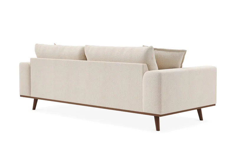 Copenhagen Premium Djup 3-sits Soffa i Chenille - Ljusbeige - Möbler - Soffa - 3 sits soffa