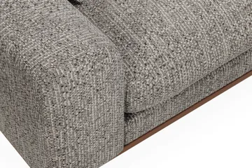 Copenhagen Premium 4-sits Högervänd L-formad Djup Schäslongsoffa i Chenille - Grå - Möbler - Soffa - Divansoffa & schäslongsoffa - 4 sits soffa med divan