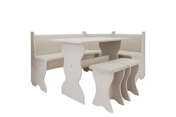 Corvyn Kökssoffa 146x106 cm - Beige - Möbler - Soffa - Kökssoffa & pinnsoffa