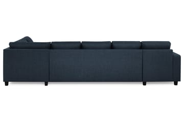 Crazy 5-sits Högervänd U-formad X-Large Soffa med Divan och Schäslong i Tyg - Mörkblå - Möbler - Soffa - U-soffa