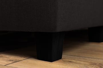 Crazy 5-sits Vänstervänd U-formad Soffa med Divan och Schäslong i Tyg - Antracit - Möbler - Soffa - U-soffa