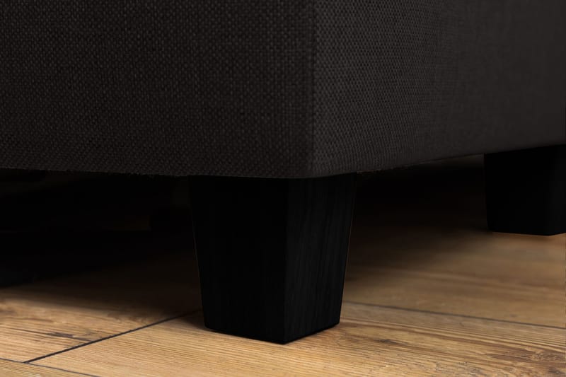 Crazy 5-sits Vänstervänd U-formad Soffa med Divan och Schäslong i Tyg - Antracit - Möbler - Soffa - U-soffa