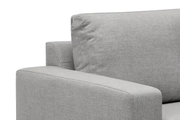Crazy 5-sits Vänstervänd U-formad Soffa med Divan och Schäslong i Tyg - Grå - Möbler - Soffa - U-soffa