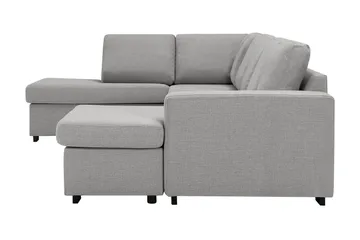 Crazy 5-sits Vänstervänd U-formad Soffa med Divan och Schäslong i Tyg - Grå - Möbler - Soffa - U-soffa