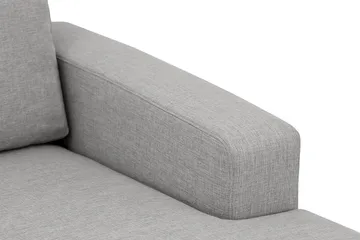 Crazy 5-sits Vänstervänd U-formad Soffa med Divan och Schäslong i Tyg - Grå - Möbler - Soffa - U-soffa