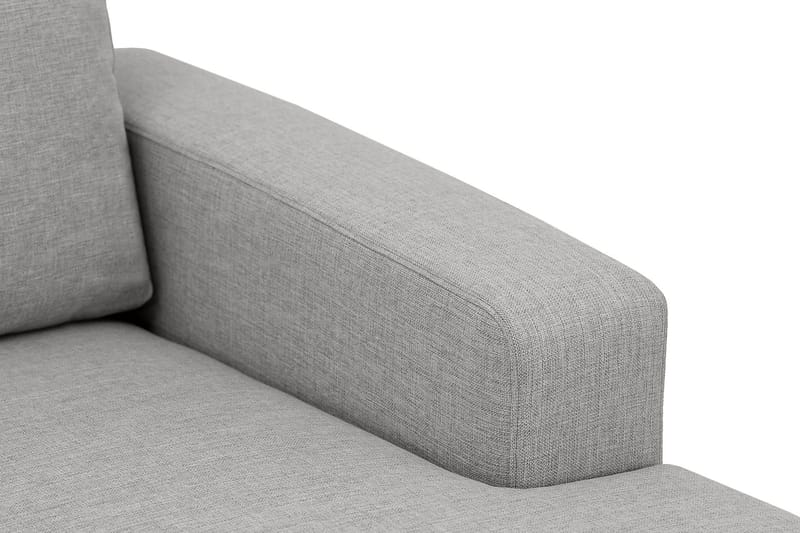 Crazy 5-sits Vänstervänd U-formad Soffa med Divan och Schäslong i Tyg - Grå - Möbler - Soffa - U-soffa