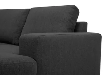 Crazy 5-sits Vänstervänd U-formad X-Large Soffa med Divan och Schäslong i Tyg - Mörkgrå - Möbler - Soffa - U-soffa