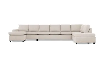 Runda svarta ben Crazy - Beige