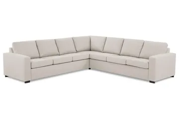 Crazy 6-sits Vändbar L-formad X-Large Hörnsoffa i Tyg - Beige - Möbler - Soffa - Hörnsoffa