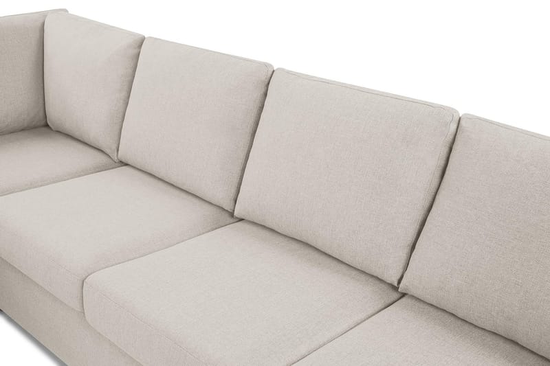 Crazy 6-sits Vändbar L-formad X-Large Hörnsoffa i Tyg - Beige - Möbler - Soffa - Hörnsoffa