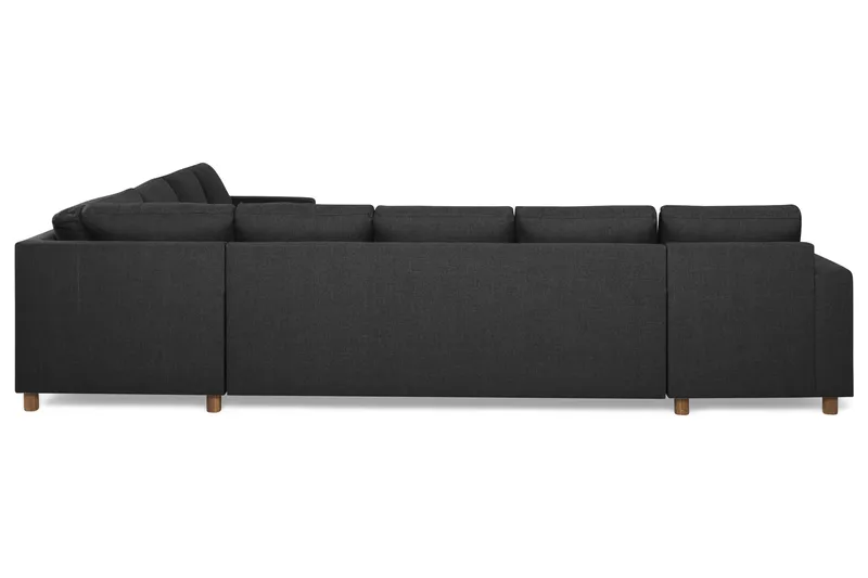 Crazy 7-sits Vändbar L-formad XX-Large Hörnsoffa i Tyg - Antracit - Möbler - Soffa - Hörnsoffa
