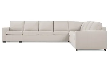 Crazy 7-sits Vändbar L-formad XX-Large Hörnsoffa i Tyg - Beige - Möbler - Soffa - Hörnsoffa
