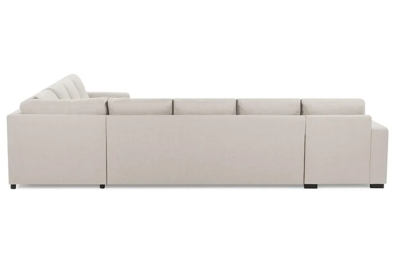 Crazy 7-sits Vändbar L-formad XX-Large Hörnsoffa i Tyg - Beige - Möbler - Soffa - Hörnsoffa