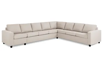 Crazy 7-sits Vändbar L-formad XX-Large Hörnsoffa i Tyg - Beige - Möbler - Soffa - Hörnsoffa