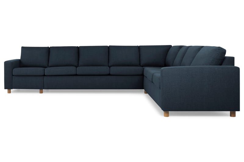 Crazy 7-sits Vändbar L-formad XX-Large Hörnsoffa i Tyg - Mörkblå - Möbler - Soffa - Hörnsoffa