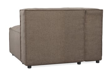 Cubo 2-sits Vänstermodul i Tyg 120 cm bred - Grå - Möbler - Soffa - Modulsoffa - Övriga moduler till modulsoffa