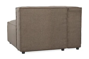 Cubo 2-sits Vänstermodul i Tyg 120 cm bred - Grå - Möbler - Soffa - Modulsoffa - Övriga moduler till modulsoffa