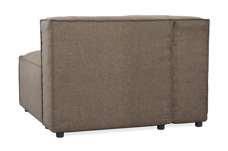 Cubo 2-sits Vänstermodul i Tyg 120 cm bred - Grå - Möbler - Soffa - Modulsoffa - Övriga moduler till modulsoffa