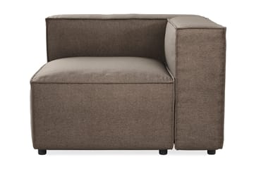Cubo 2-sits Vänstermodul i Tyg 120 cm bred - Grå - Möbler - Soffa - Modulsoffa - Övriga moduler till modulsoffa