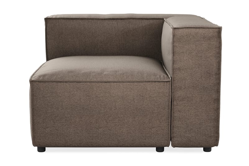 Cubo 2-sits Vänstermodul i Tyg 120 cm bred - Grå - Möbler - Soffa - Modulsoffa - Övriga moduler till modulsoffa