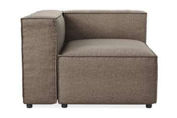 Cubo 2-sits Vänstermodul i Tyg 120 cm bred - Grå - Möbler - Soffa - Modulsoffa - Övriga moduler till modulsoffa