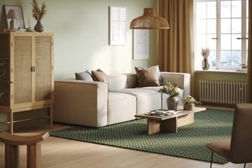 Cubo 4-sits Djup Modulsoffa i Tyg - Vit - Möbler - Soffa - 3 sits soffa