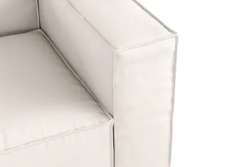 Cubo 4-sits Djup Modulsoffa i Tyg - Vit - Möbler - Soffa - 3 sits soffa