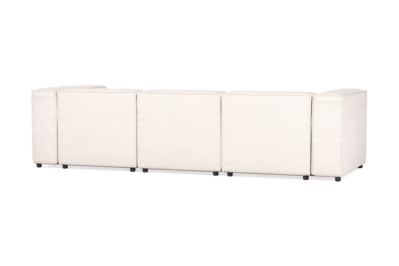 Cubo 4-sits Djup Modulsoffa i Tyg - Vit - Möbler - Soffa - 3 sits soffa