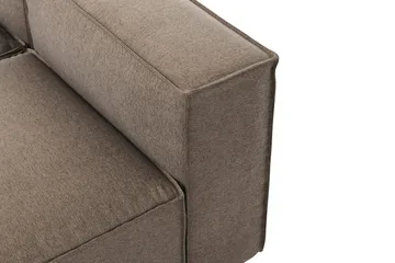 Cubo 5-sits L-formad Djup Modulhörnsoffa i Tyg - Grå - Möbler - Soffa - Hörnsoffa