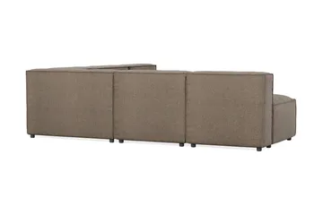 Cubo 5-sits L-formad Djup Modulhörnsoffa i Tyg - Grå - Möbler - Soffa - Hörnsoffa