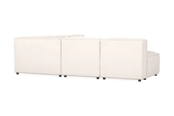 Cubo 5-sits L-formad Djup Modulhörnsoffa i Tyg - Vit - Möbler - Soffa - Hörnsoffa