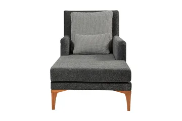 Biforco Dagbädd med Rygg - Antracit/Natur - Möbler - Soffa - Dagbädd