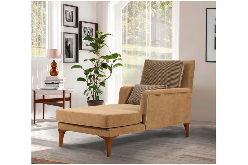 Biforco Dagbädd med Rygg - Gul/Natur - Möbler - Soffa - Dagbädd