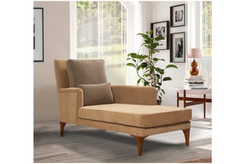 Biforco Dagbädd med Rygg - Gul/Natur - Möbler - Soffa - Dagbädd