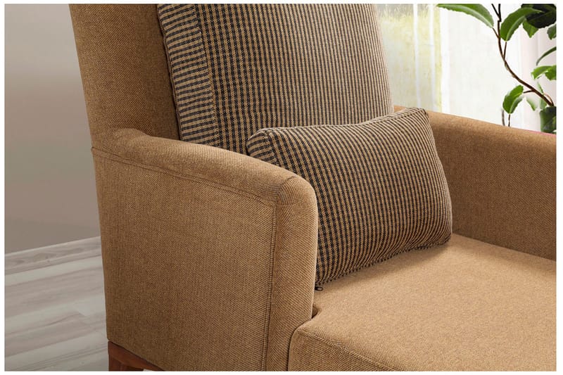 Biforco Dagbädd med Rygg - Gul/Natur - Möbler - Soffa - Dagbädd