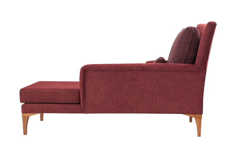 Biforco Dagbädd med Rygg - Röd/Natur - Möbler - Soffa - Dagbädd