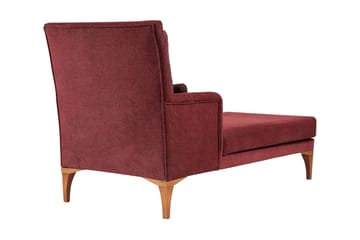 Biforco Dagbädd med Rygg - Röd/Natur - Möbler - Soffa - Dagbädd