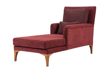 Biforco Dagbädd med Rygg - Röd/Natur - Möbler - Soffa - Dagbädd