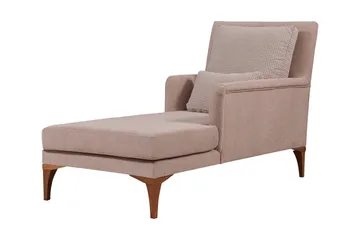 Biforco Dagbädd med Rygg - Rosa/Natur - Möbler - Soffa - Dagbädd