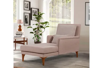 Biforco Dagbädd med Rygg - Rosa/Natur - Möbler - Soffa - Dagbädd