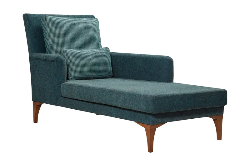 Biforco Dagbädd med Rygg, Turkos/Natur