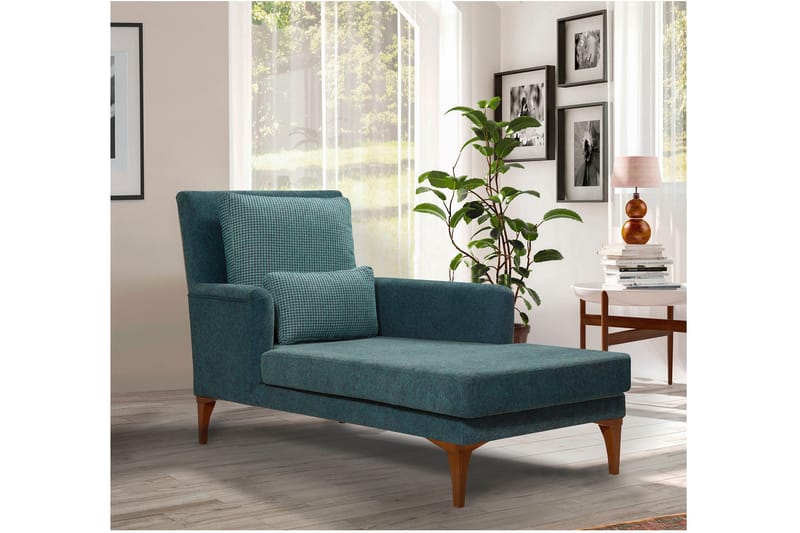 Biforco Dagbädd med Rygg - Turkos/Natur - Möbler - Soffa - Dagbädd