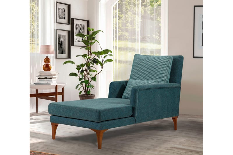 Biforco Dagbädd med Rygg - Turkos/Natur - Möbler - Soffa - Dagbädd